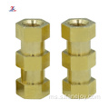 tidak ada burr brass head hex flat nut